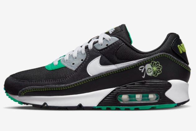 Nike Air Max 90 Black Green White DV3335-001 - Sleek Style and Unmatched Comfort | Shop Now