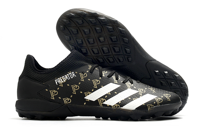 Adidas Predator 20.3 L TF Black Gold White - Enhance Performance with Style