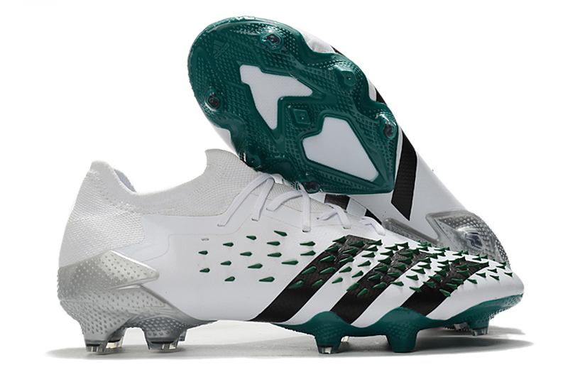 Adidas Predator Freak.1 FG Football Sports Shoes - White/Green/Black GW0749