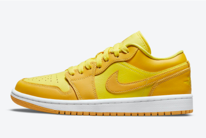 Air Jordan 1 Low 'Sunny Yellow' Yellow/University Gold-White DC0774-700 - Vibrant Yellow Sneakers for a Standout Look