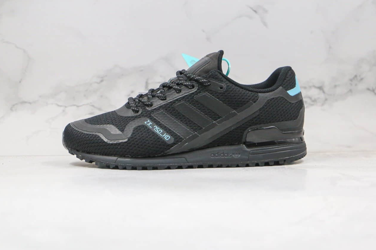 Adidas ZX 750 HD 'Core Black Cyan' FV8488 - Stylish and Comfortable Sneakers