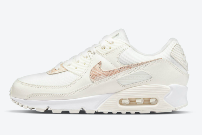 Nike Wmns Air Max 90 'Beige Snake' DH4115-101 - Stylish Women's Sneakers for Comfort and Fashion