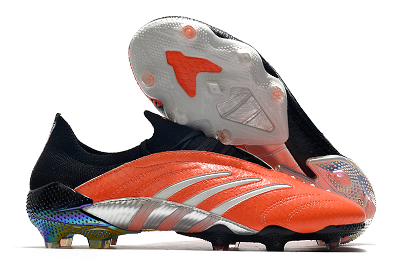Adidas Predator Archive FG: Orange/Silver/Black Football Boots - Premium Performance