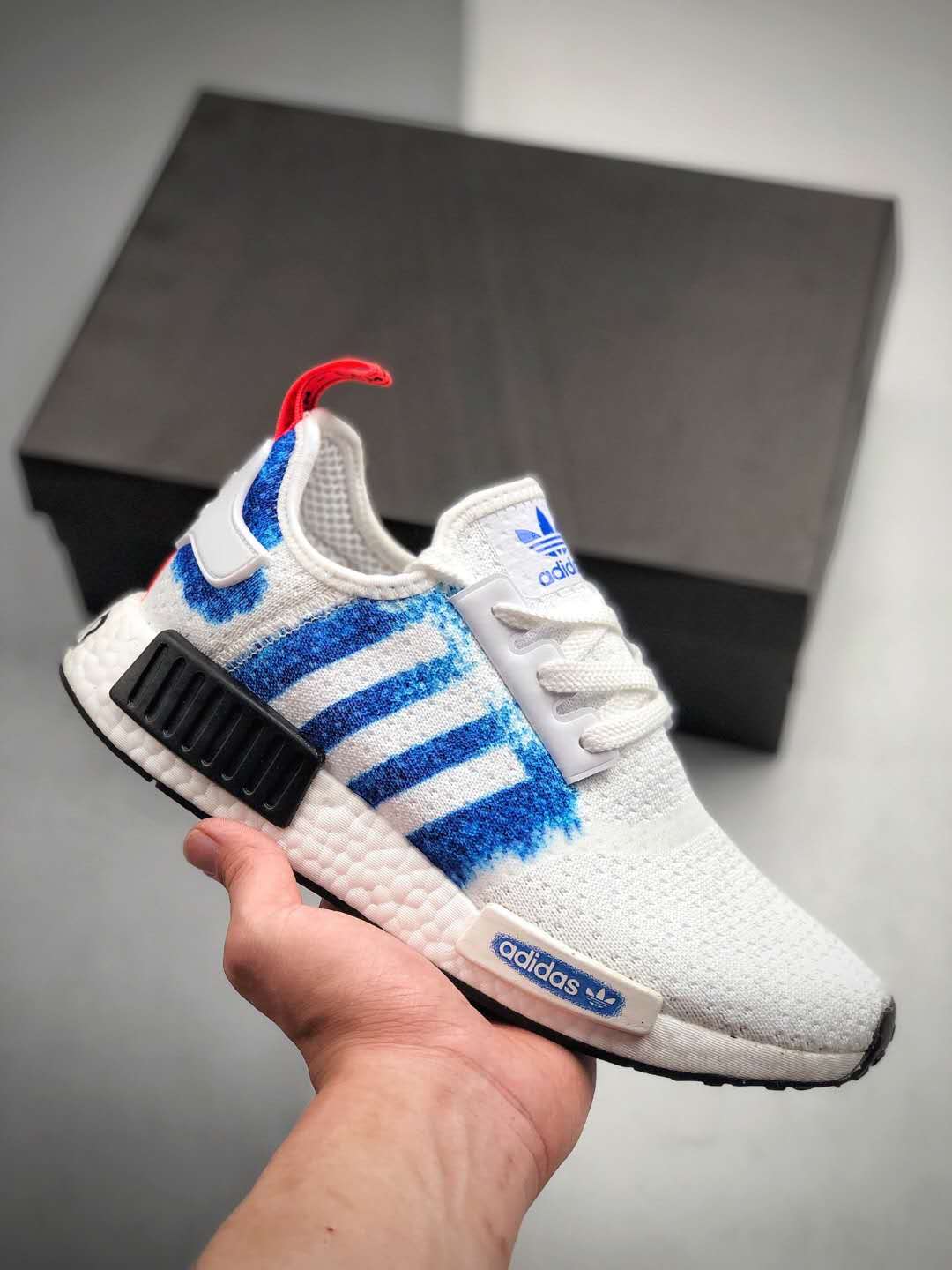 Adidas NMD_R1 'Stencil Pack - Bold Blue' G27916: Enhanced Style and Comfort