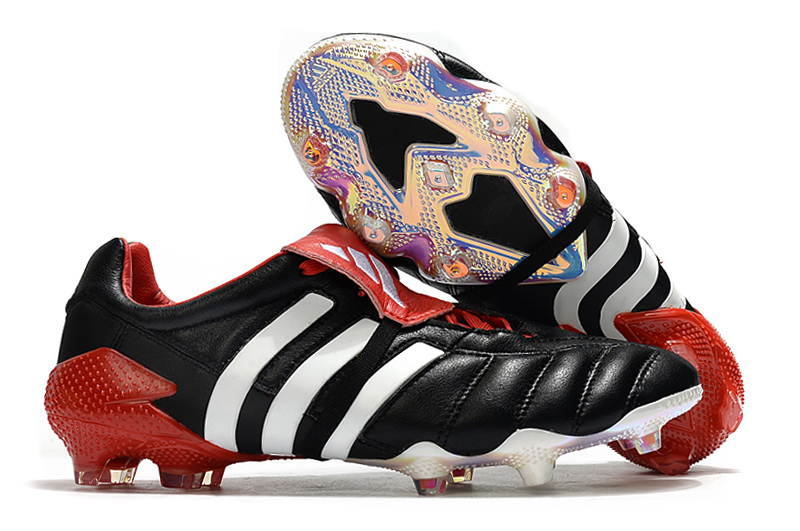 Adidas Predator 20+ Mutator Mania'Tormentor' FG Black White Active Red - Shop now for top-quality soccer footwear.