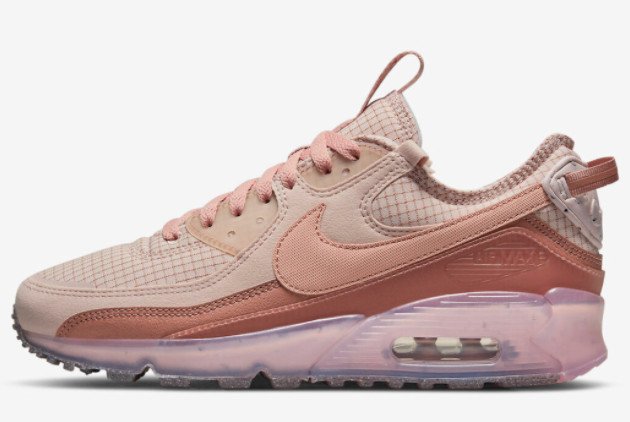 Nike Air Max 90 Terrascape 'Pink Oxford' Pink Oxford/Rose Whisper-Fossil Rose DH5073-600 - Stylish and Comfortable Sneakers for Women