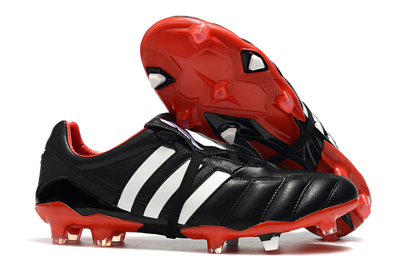 Adidas Predator Mania FG Black Red White - Supreme Soccer Shoes