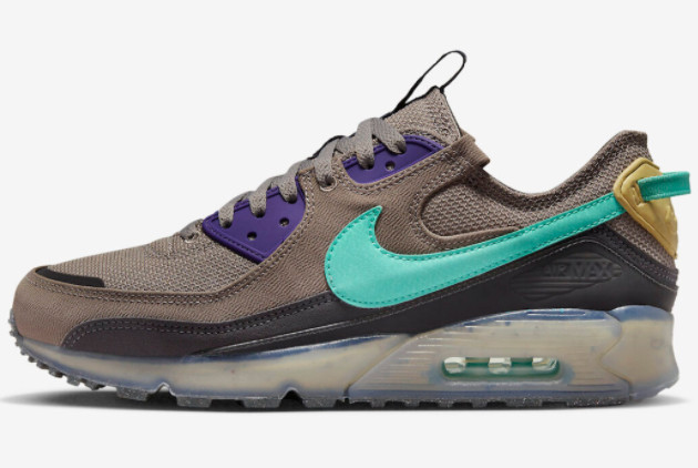 Nike Air Max 90 Terrascape 'ACG' Brown/Teal-Purple DQ3987-001 - Stylish and Functional Outdoor Sneakers